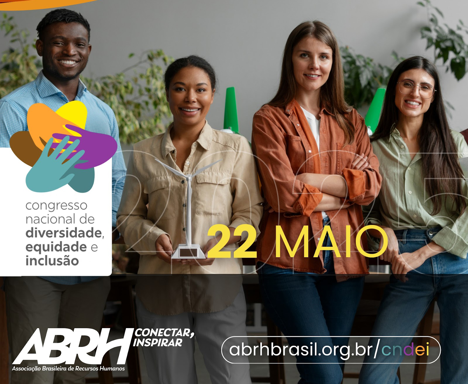ABRH promove a 3ª edição do Congresso Nacional de Diversidade, Equidade e Inclusão 2025