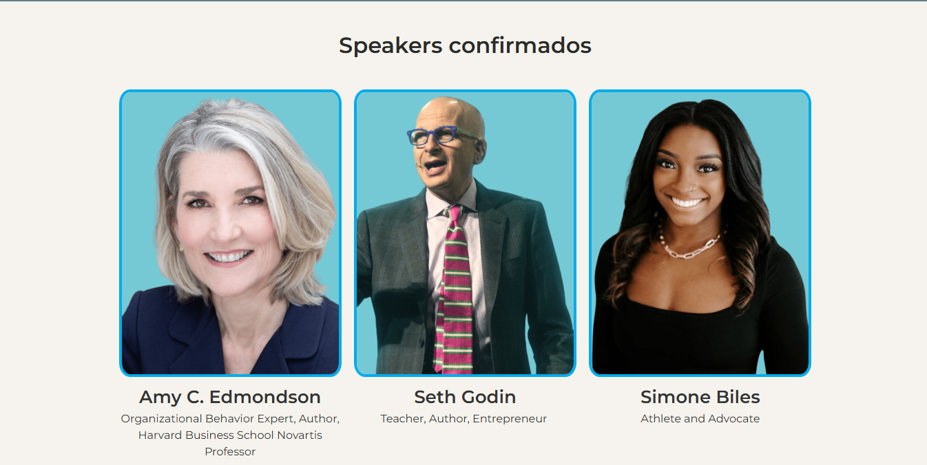 Simone Biles e Seth Godin confirmados entre os palestrantes da ATD 2025
